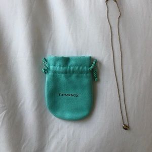 Tiffany & Co. Elsa Peretti bean pendant necklace